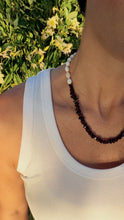 Load image into Gallery viewer, ruby beaded necklace