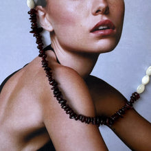 Load image into Gallery viewer, ruby beaded necklace