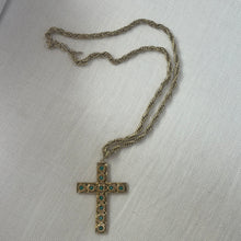 Load image into Gallery viewer, vintage cross necklace
