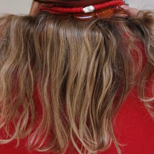 Load image into Gallery viewer, red pearl necklace

