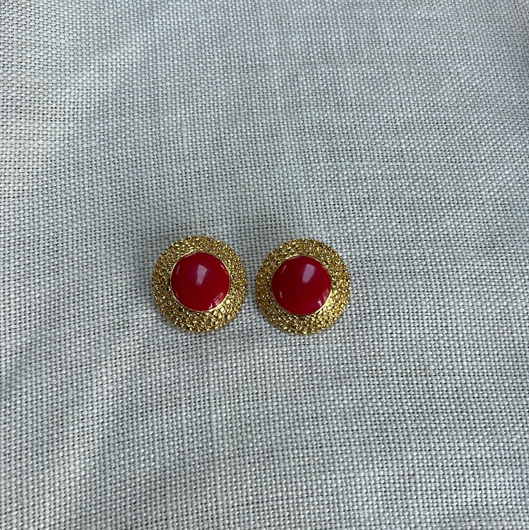 bordeaux vintage earring