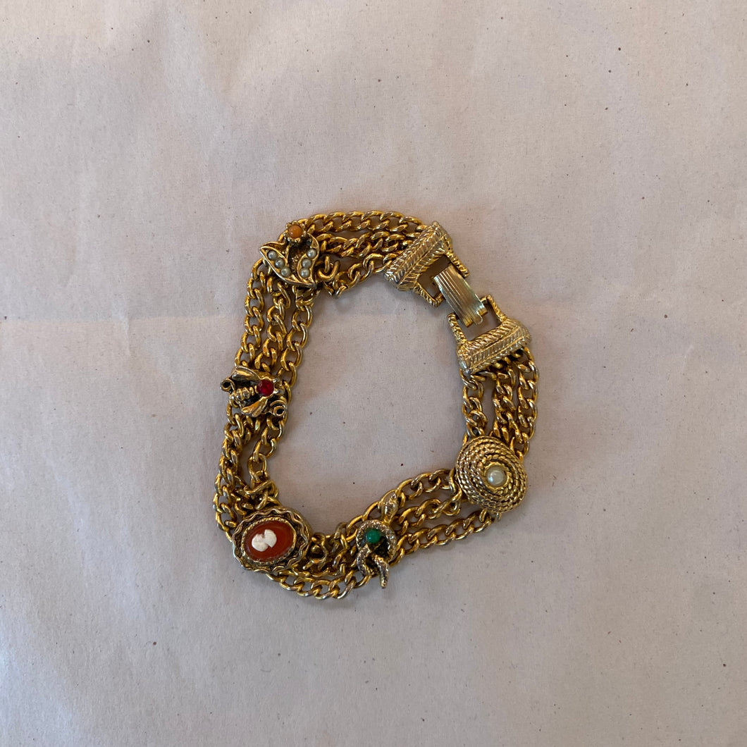 saint costume vintage bracelet