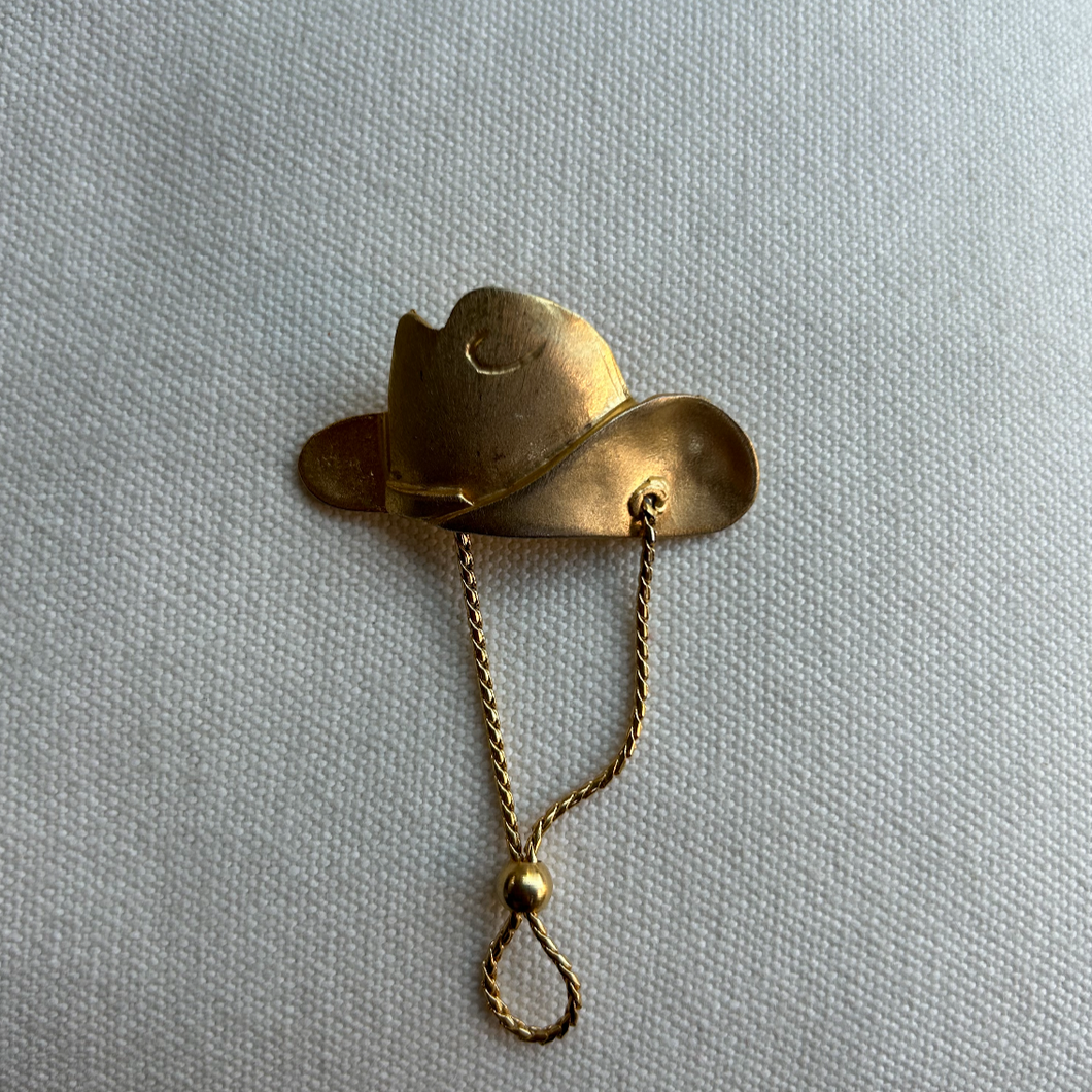 cowboy vintage pin