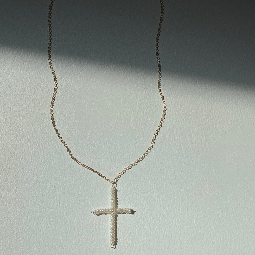 galley cross chain necklace